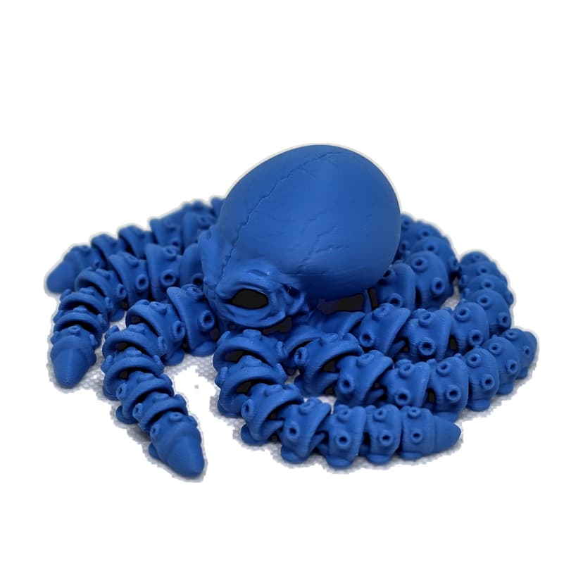 Articulated skeleton octopus