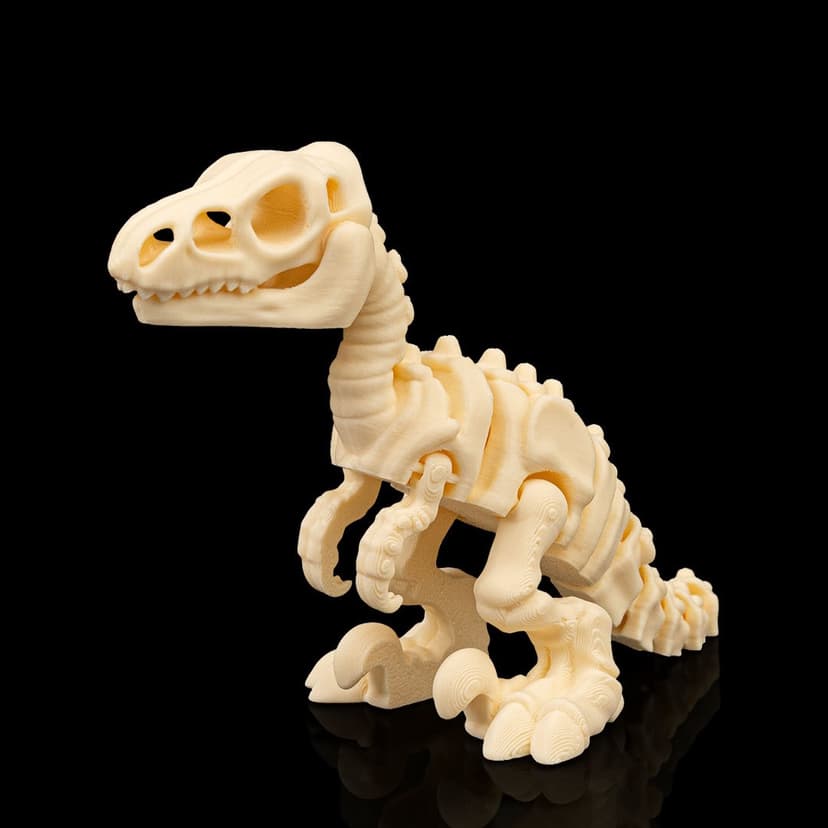 Skeleton velociraptor figure